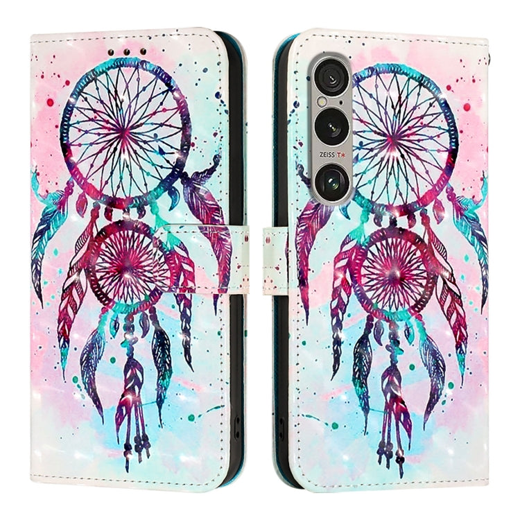 For Sony Xperia 1 VI 3D Painting Horizontal Flip Leather Phone Case
