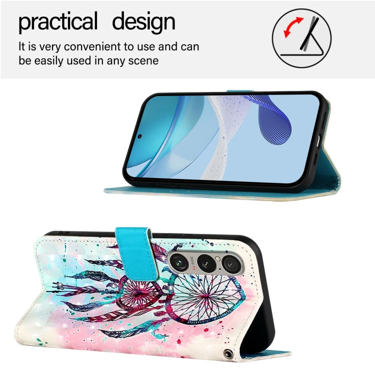 For Sony Xperia 1 VI 3D Painting Horizontal Flip Leather Phone Case