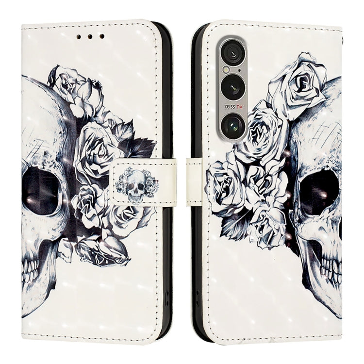 For Sony Xperia 1 VI 3D Painting Horizontal Flip Leather Phone Case