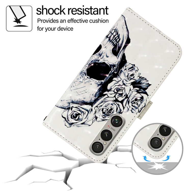 For Sony Xperia 1 VI 3D Painting Horizontal Flip Leather Phone Case