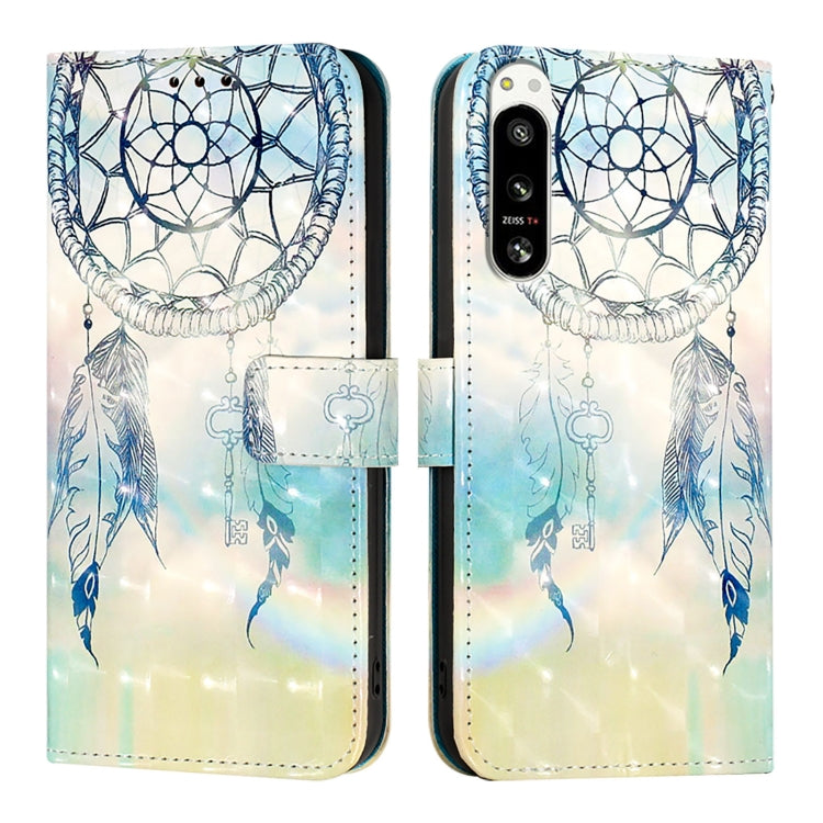 For Sony Xperia 5 IV 3D Painting Horizontal Flip Leather Phone Case