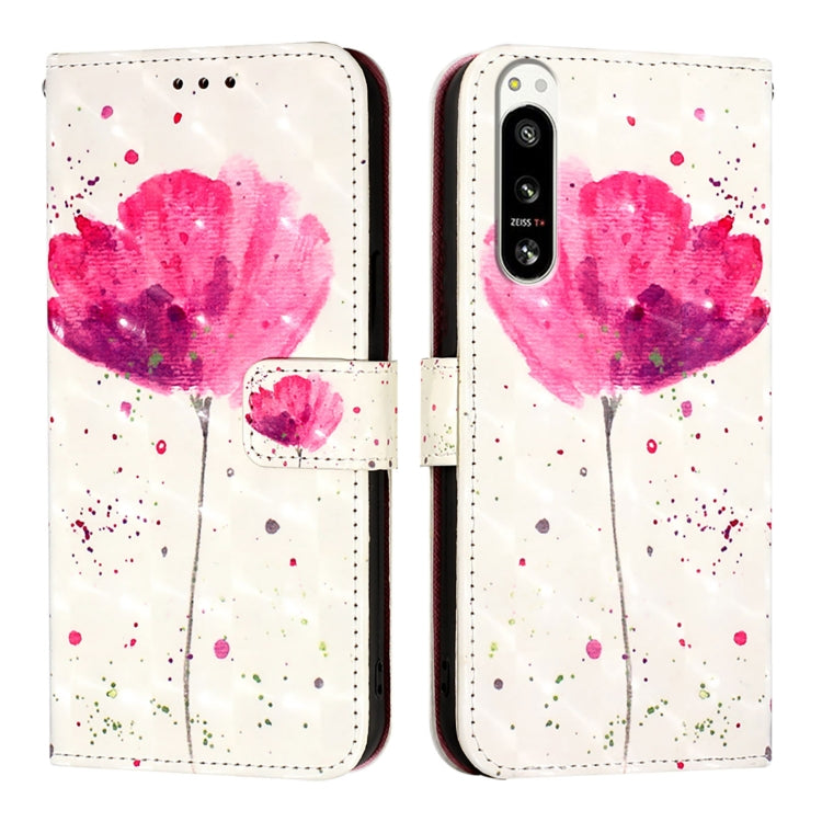 For Sony Xperia 5 IV 3D Painting Horizontal Flip Leather Phone Case