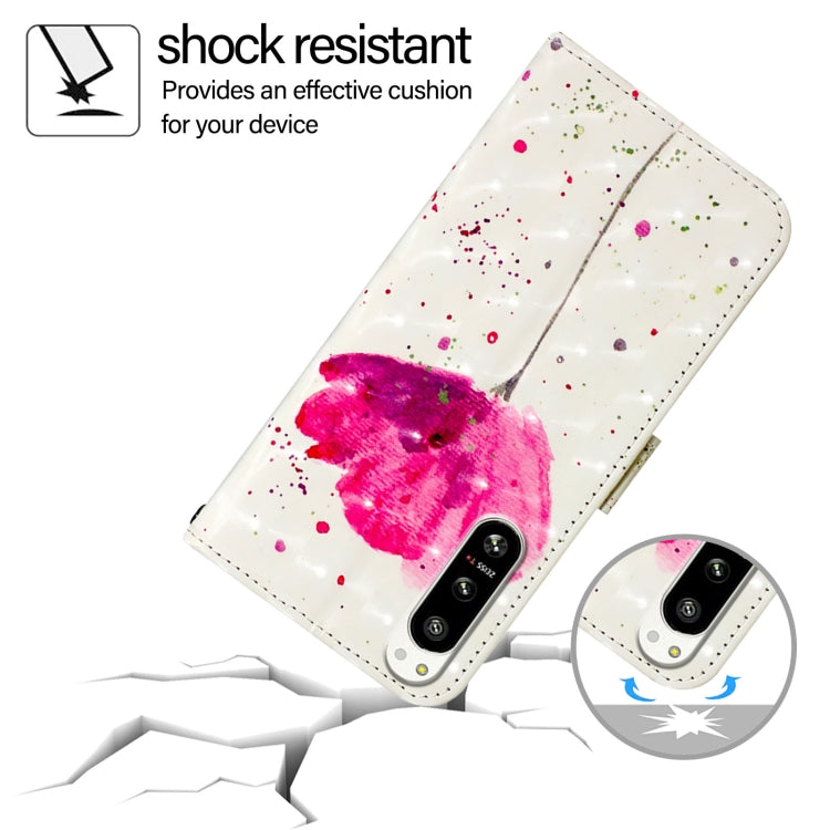 For Sony Xperia 5 IV 3D Painting Horizontal Flip Leather Phone Case