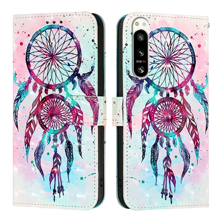 For Sony Xperia 5 IV 3D Painting Horizontal Flip Leather Phone Case