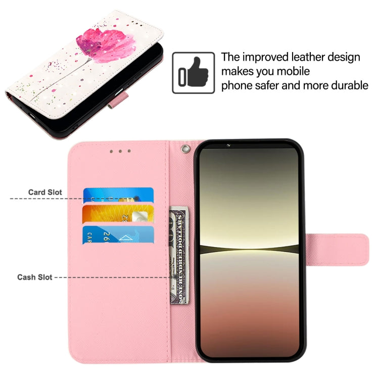 For Sony Xperia 5 V 3D Painting Horizontal Flip Leather Phone Case