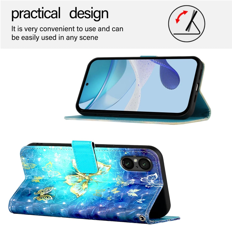 For Sony Xperia 5 VI 3D Painting Horizontal Flip Leather Phone Case
