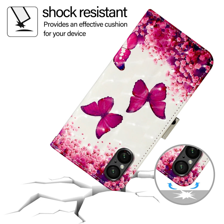 For Sony Xperia 5 VI 3D Painting Horizontal Flip Leather Phone Case