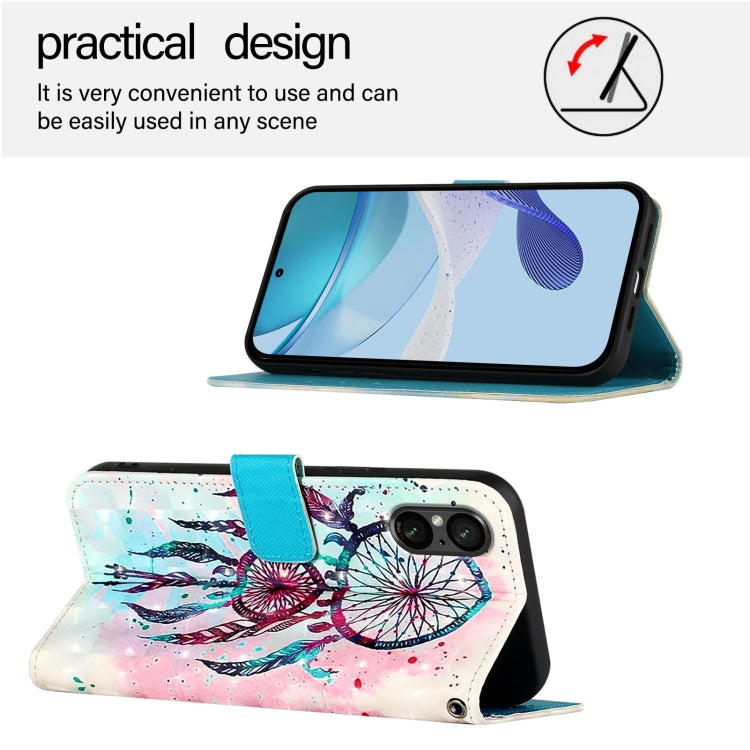 For Sony Xperia 5 VI 3D Painting Horizontal Flip Leather Phone Case