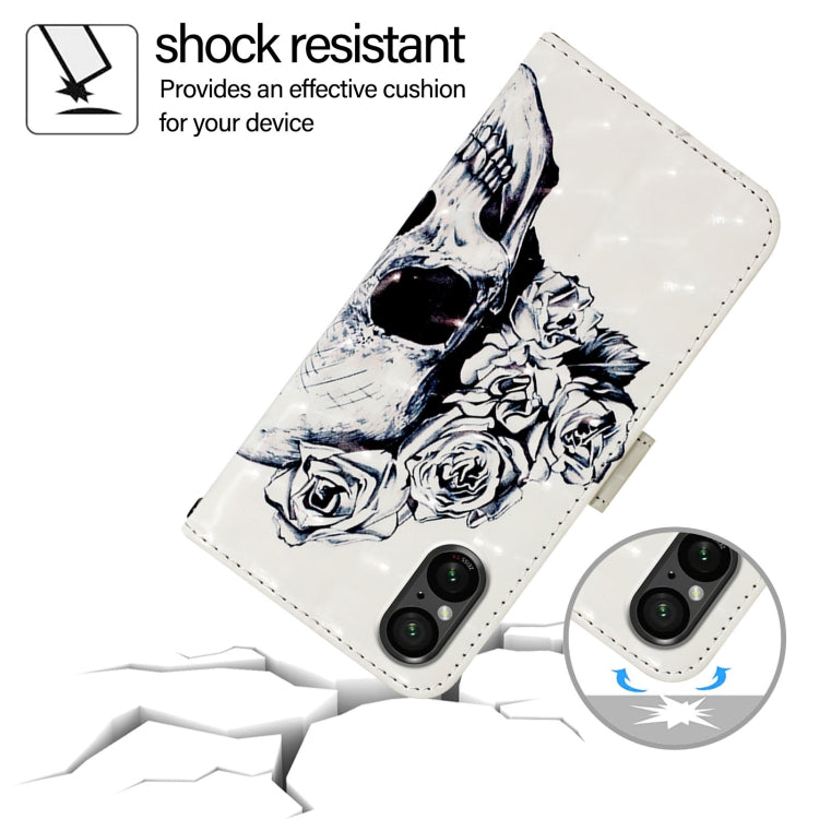 For Sony Xperia 5 VI 3D Painting Horizontal Flip Leather Phone Case