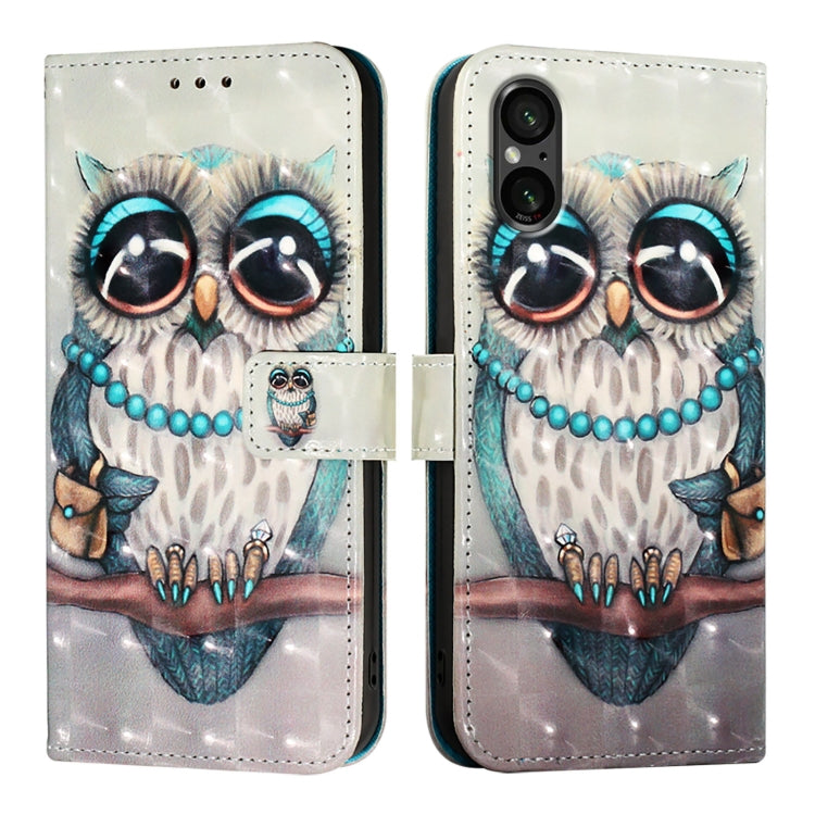 For Sony Xperia 5 VI 3D Painting Horizontal Flip Leather Phone Case