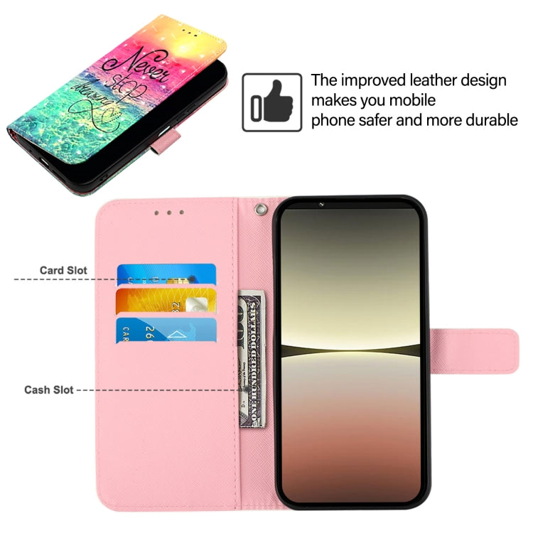 For Sony Xperia 10 V 3D Painting Horizontal Flip Leather Phone Case