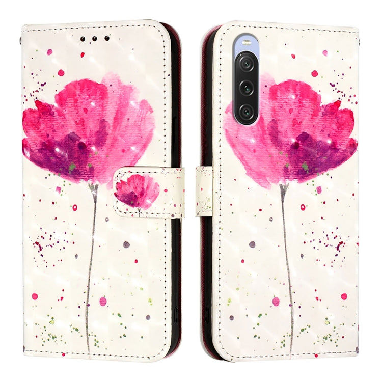 For Sony Xperia 10 V 3D Painting Horizontal Flip Leather Phone Case