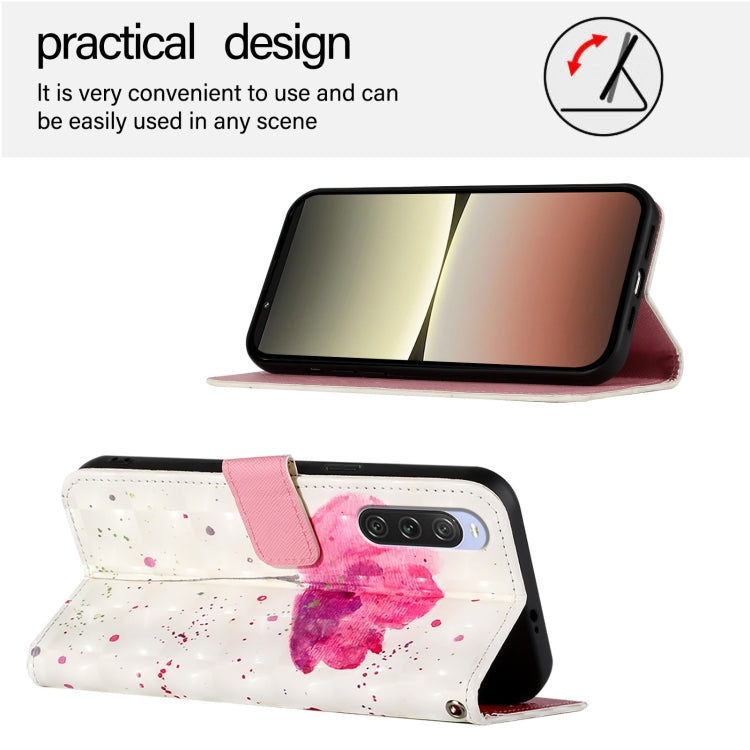 For Sony Xperia 10 V 3D Painting Horizontal Flip Leather Phone Case