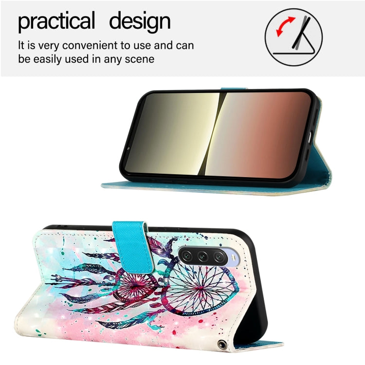 For Sony Xperia 10 V 3D Painting Horizontal Flip Leather Phone Case