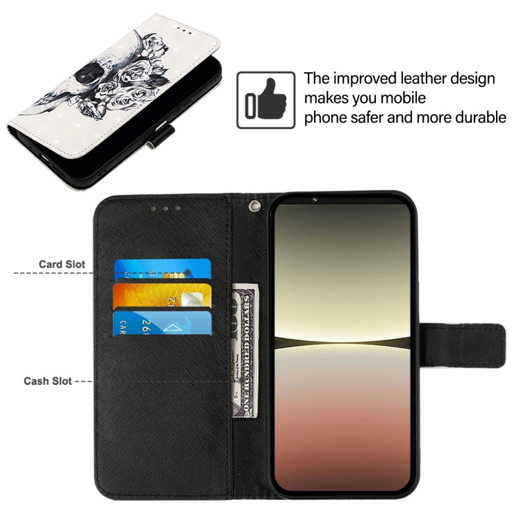 For Sony Xperia 10 V 3D Painting Horizontal Flip Leather Phone Case
