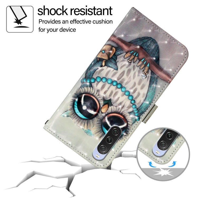 For Sony Xperia 10 V 3D Painting Horizontal Flip Leather Phone Case