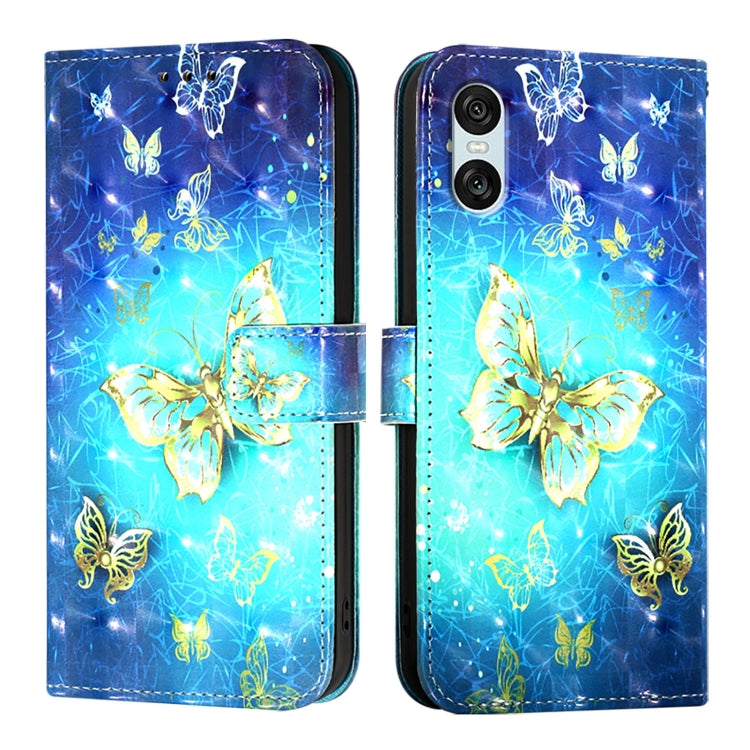 For Sony Xperia 10 VI 3D Painting Horizontal Flip Leather Phone Case