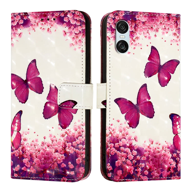 For Sony Xperia 10 VI 3D Painting Horizontal Flip Leather Phone Case