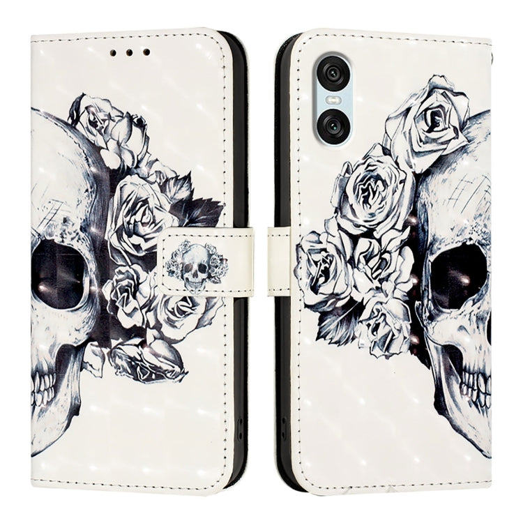 For Sony Xperia 10 VI 3D Painting Horizontal Flip Leather Phone Case