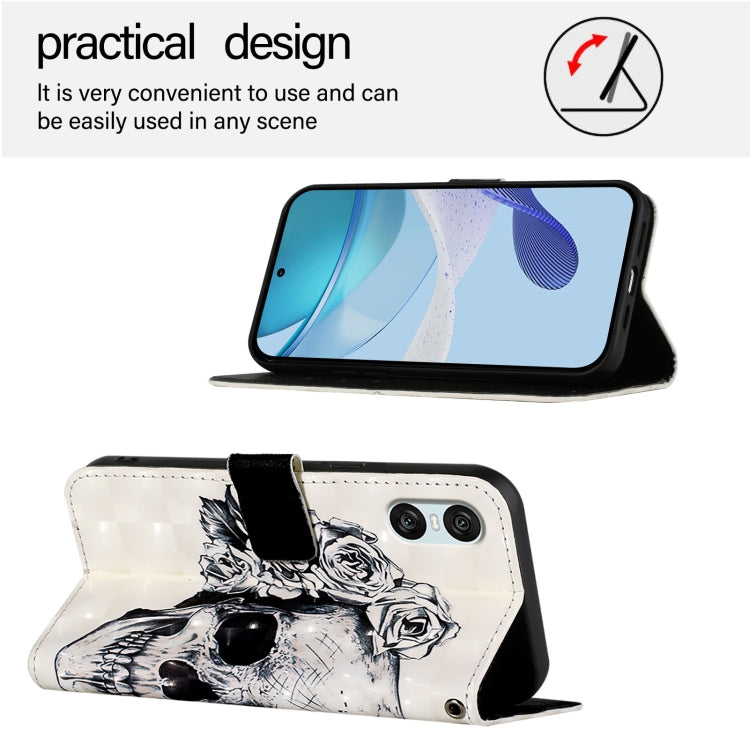 For Sony Xperia 10 VI 3D Painting Horizontal Flip Leather Phone Case