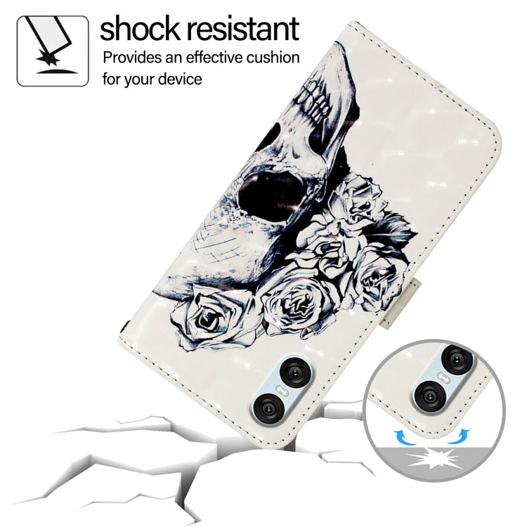 For Sony Xperia 10 VI 3D Painting Horizontal Flip Leather Phone Case