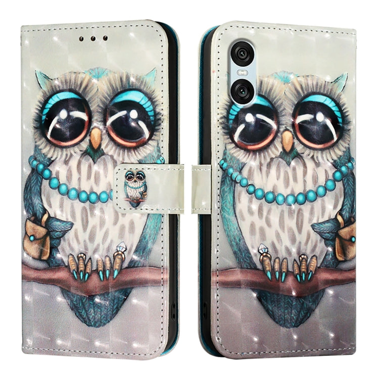 For Sony Xperia 10 VI 3D Painting Horizontal Flip Leather Phone Case