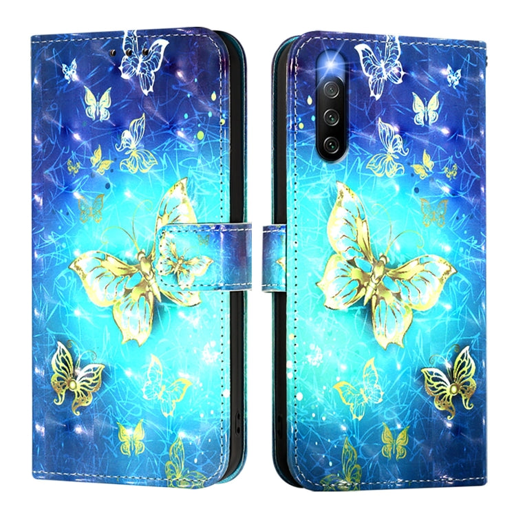 For Sony Xperia 10 IV 3D Painting Horizontal Flip Leather Phone Case