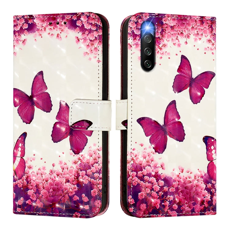 For Sony Xperia 10 IV 3D Painting Horizontal Flip Leather Phone Case