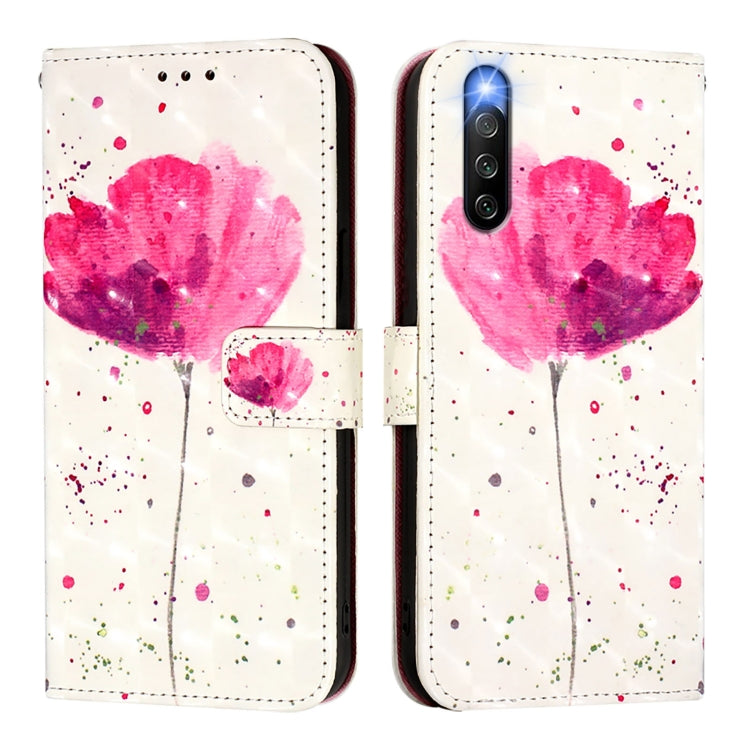 For Sony Xperia 10 IV 3D Painting Horizontal Flip Leather Phone Case