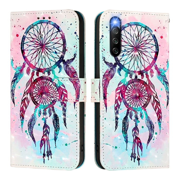 For Sony Xperia 10 IV 3D Painting Horizontal Flip Leather Phone Case