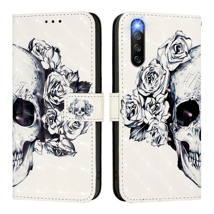 For Sony Xperia 10 IV 3D Painting Horizontal Flip Leather Phone Case