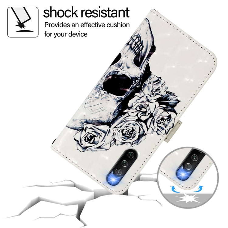 For Sony Xperia 10 IV 3D Painting Horizontal Flip Leather Phone Case