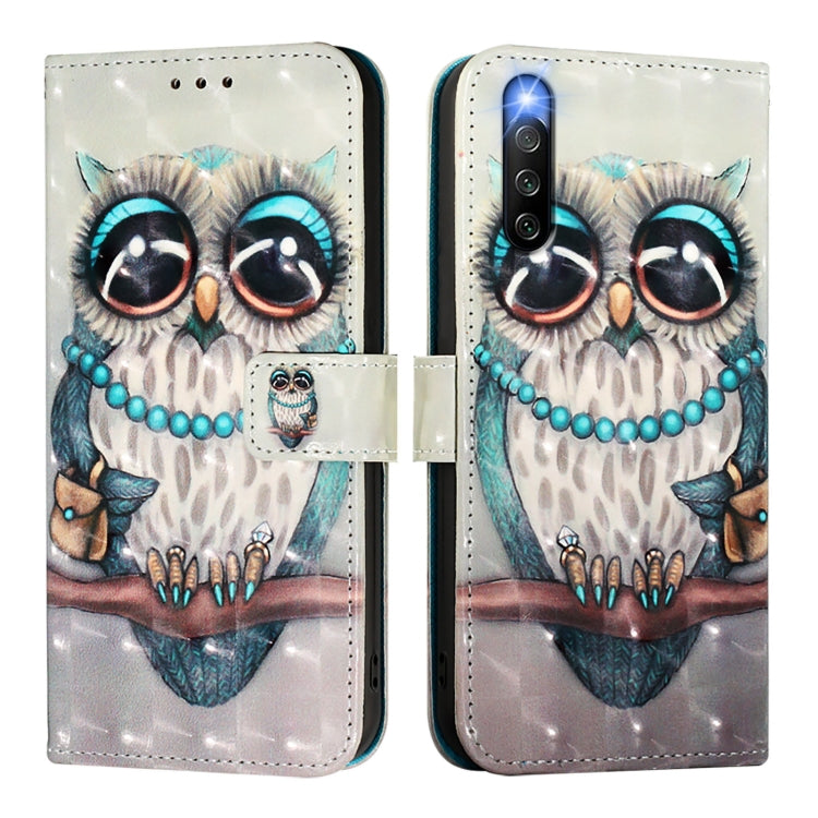 For Sony Xperia 10 IV 3D Painting Horizontal Flip Leather Phone Case