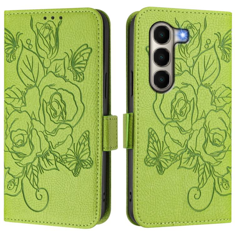 For itel A95 5G Embossed Rose RFID Anti-theft Leather Phone Case