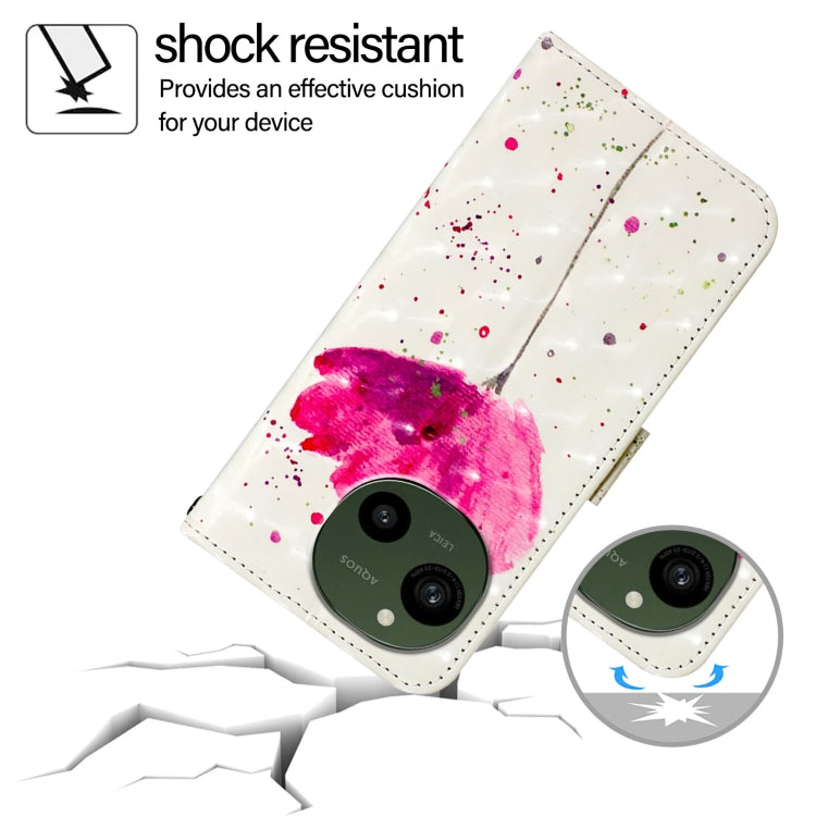 For Sharp Aquos R9 3D Painting Horizontal Flip Leather Phone Case