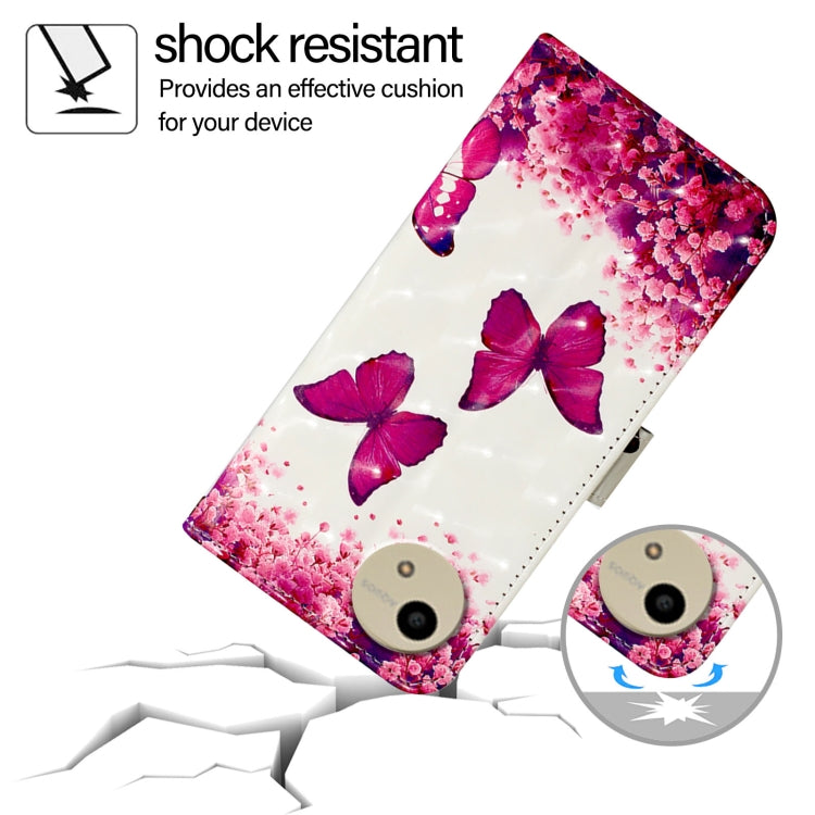 For Sharp Aquos wish4 3D Painting Horizontal Flip Leather Phone Case