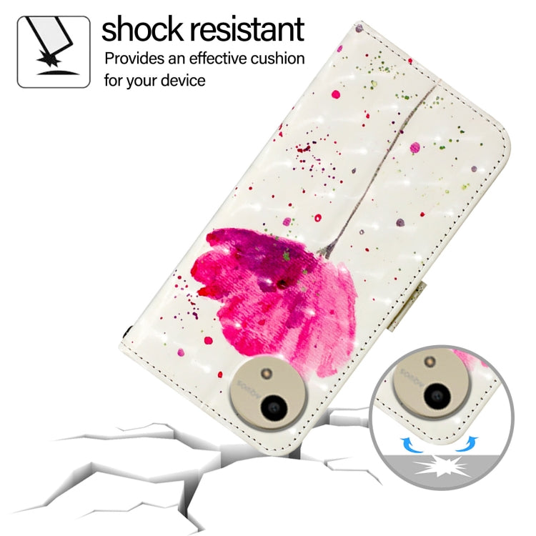 For Sharp Aquos wish4 3D Painting Horizontal Flip Leather Phone Case