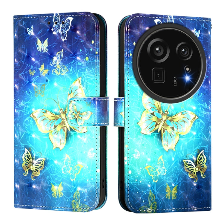 For Sharp Aquos R9 Pro SH-54E 3D Painting Horizontal Flip Leather Phone Case
