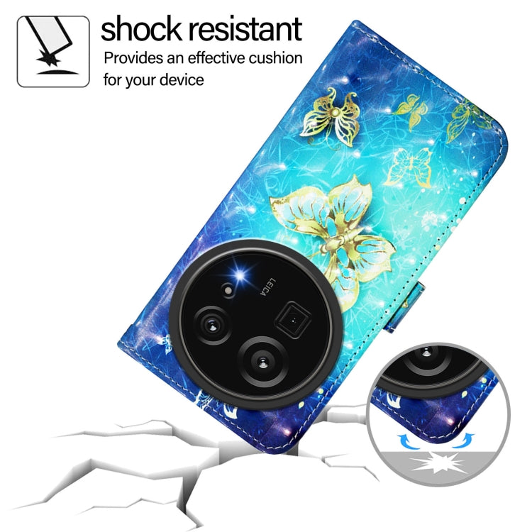 For Sharp Aquos R9 Pro SH-54E 3D Painting Horizontal Flip Leather Phone Case