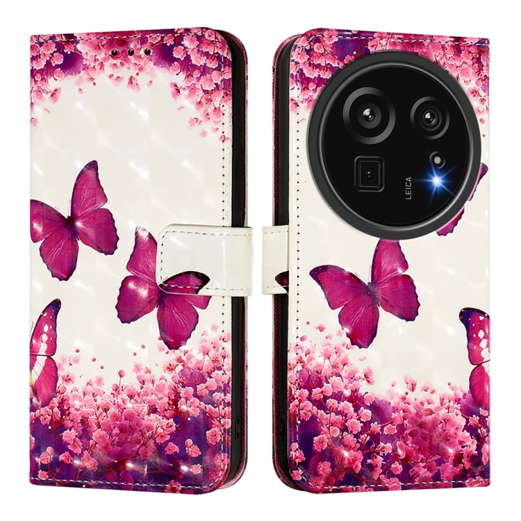 For Sharp Aquos R9 Pro SH-54E 3D Painting Horizontal Flip Leather Phone Case