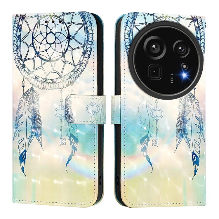 For Sharp Aquos R9 Pro SH-54E 3D Painting Horizontal Flip Leather Phone Case