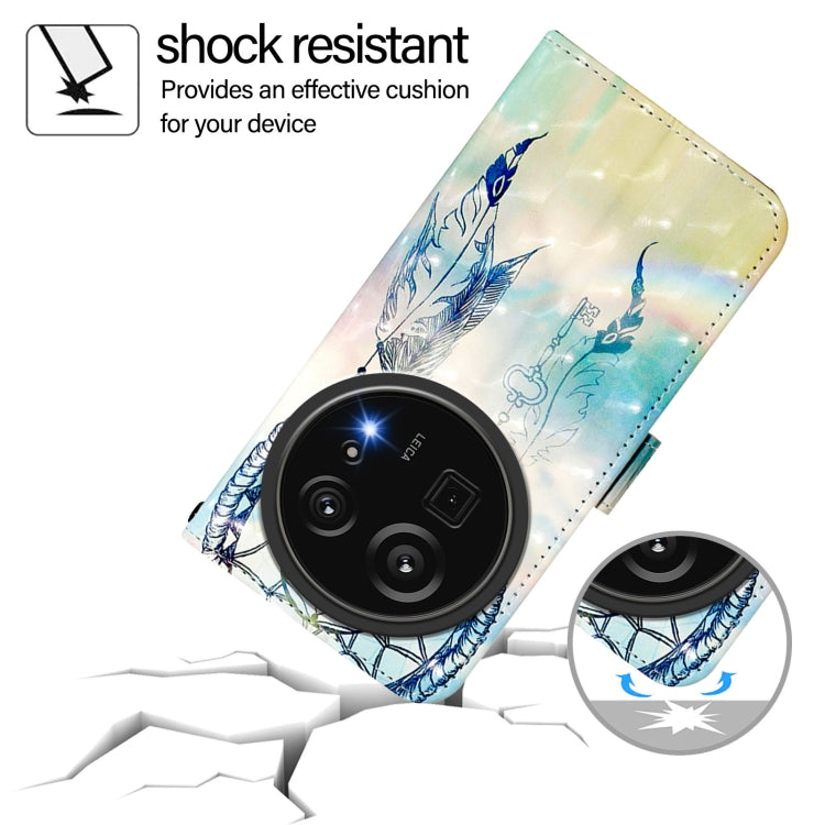 For Sharp Aquos R9 Pro SH-54E 3D Painting Horizontal Flip Leather Phone Case