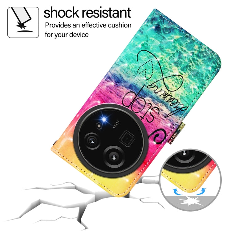 For Sharp Aquos R9 Pro SH-54E 3D Painting Horizontal Flip Leather Phone Case