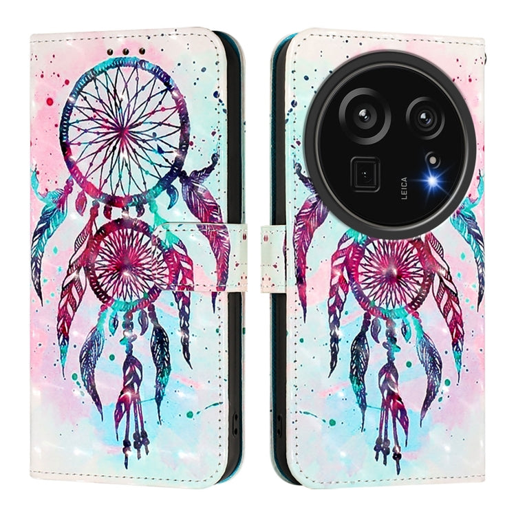 For Sharp Aquos R9 Pro SH-54E 3D Painting Horizontal Flip Leather Phone Case