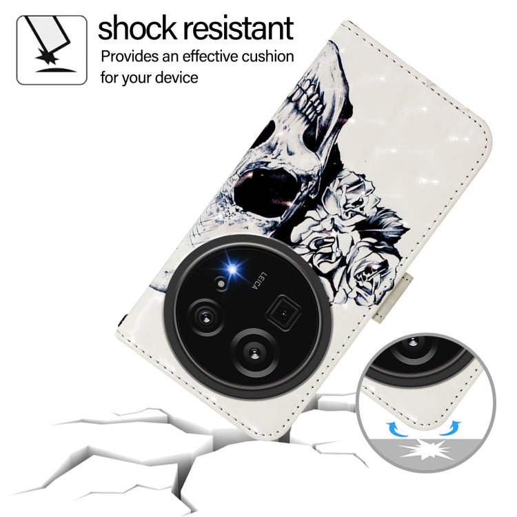 For Sharp Aquos R9 Pro SH-54E 3D Painting Horizontal Flip Leather Phone Case
