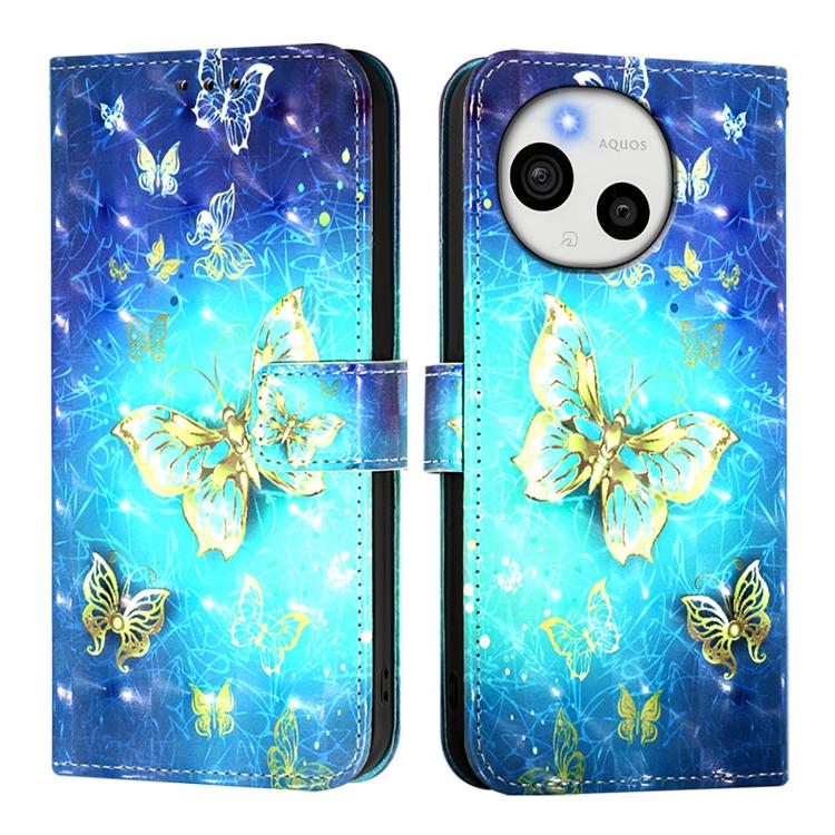 For Sharp Aquos Sense10 3D Painting Horizontal Flip Leather Phone Case