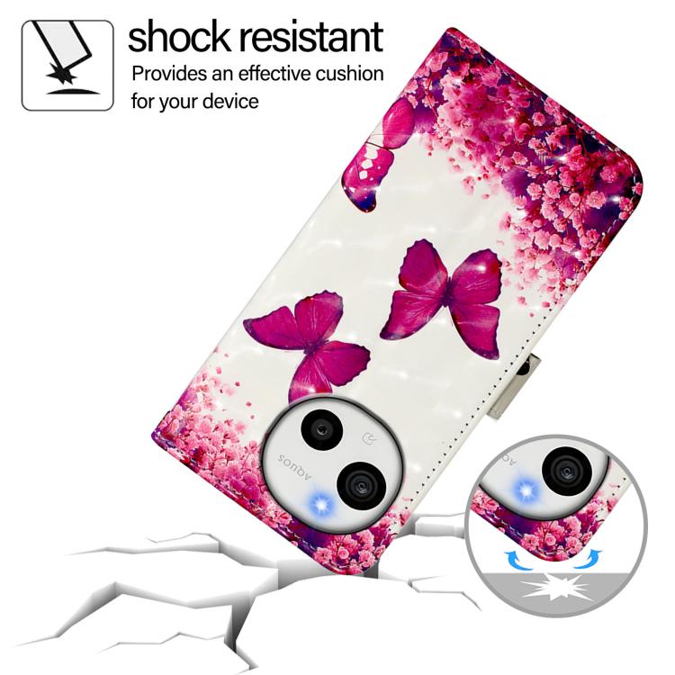 For Sharp Aquos Sense10 3D Painting Horizontal Flip Leather Phone Case