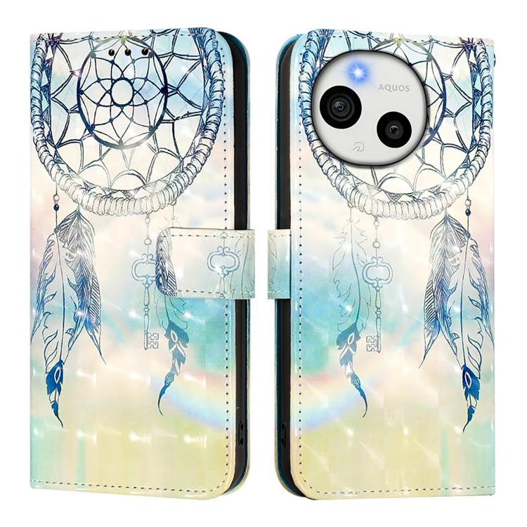 For Sharp Aquos Sense10 3D Painting Horizontal Flip Leather Phone Case