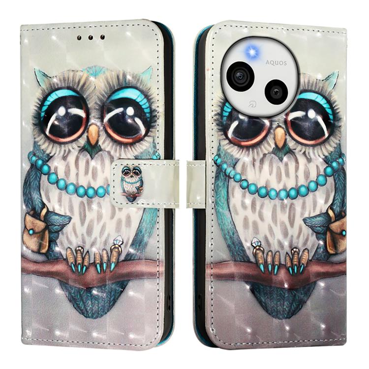 For Sharp Aquos Sense10 3D Painting Horizontal Flip Leather Phone Case