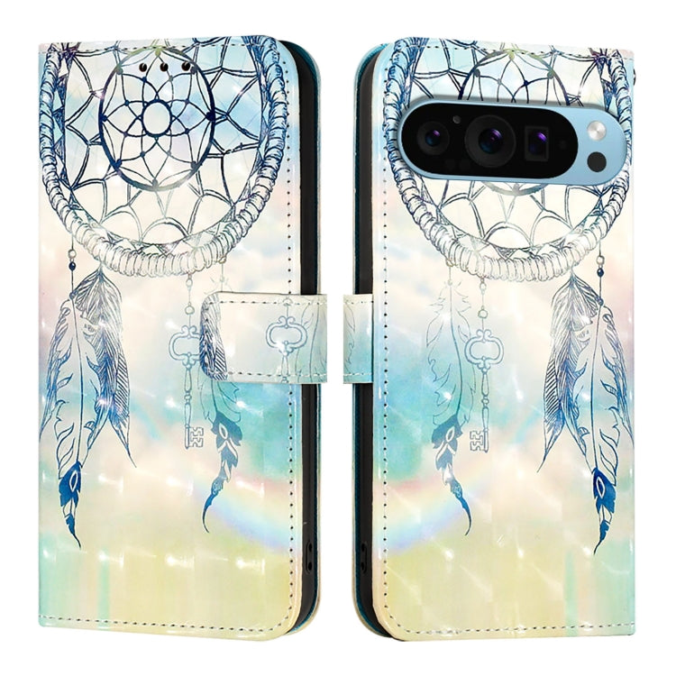 For Google Pixel 9 Pro XL 3D Painting Horizontal Flip Leather Phone Case